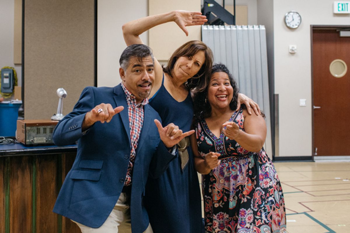 Danny Bolero, April Ortiz and Rayanne Gonzales  at 