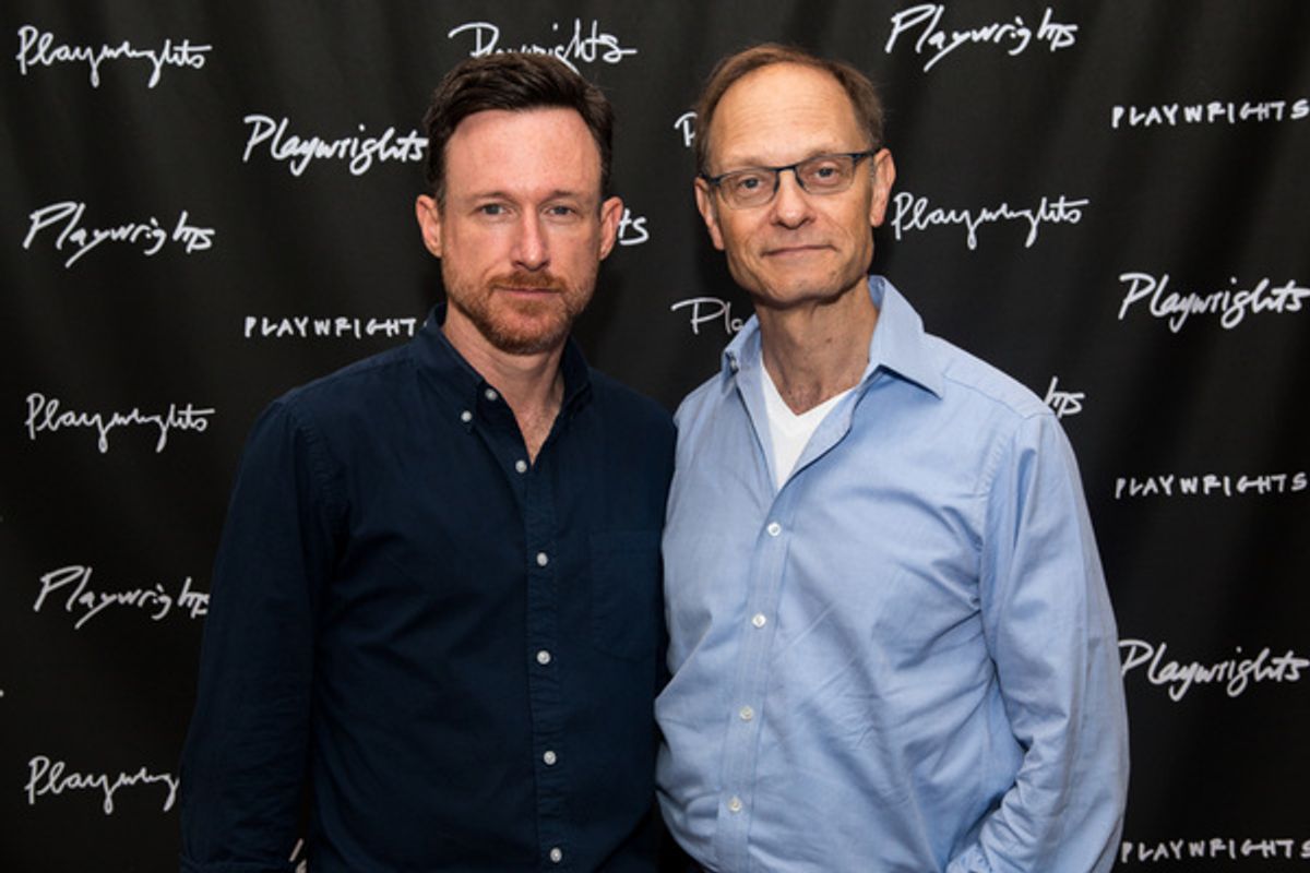 Brad Heberlee and David Hyde Pierce at 