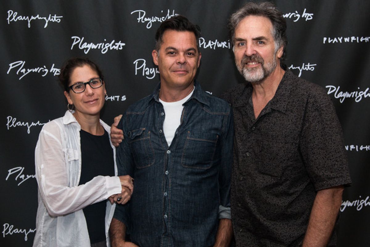 Anne Kauffman, Adam Brock and Tim Sanford at 