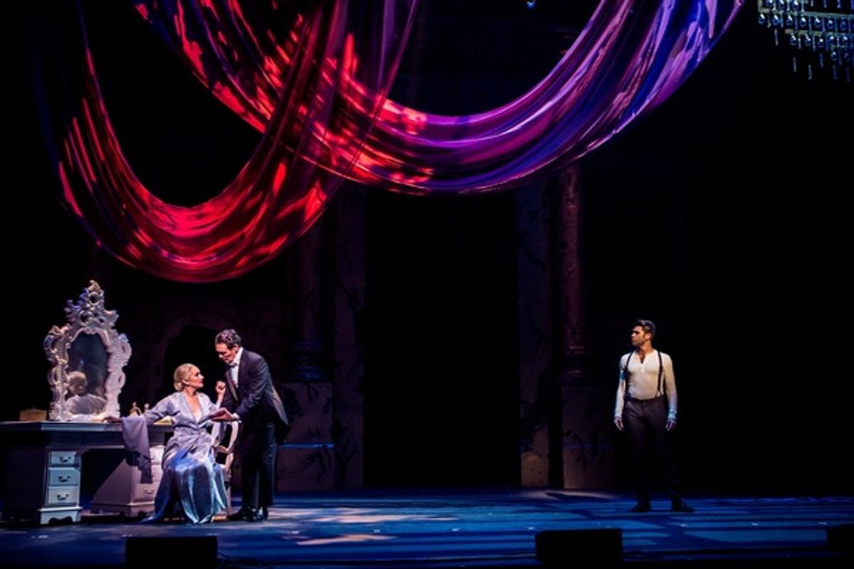 Eden Espinosa, Anthony Crivello, and Ben Crawford at 