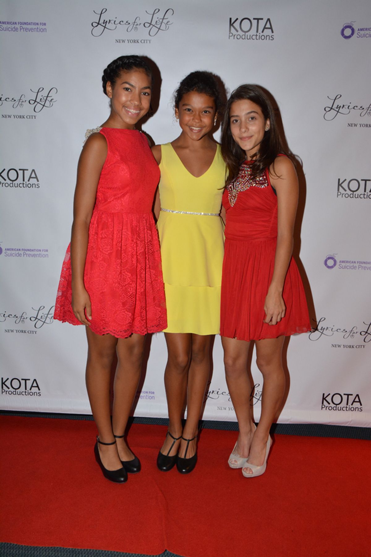 Madison Zamor, Nicole Wildy and Raquel Wallace at 