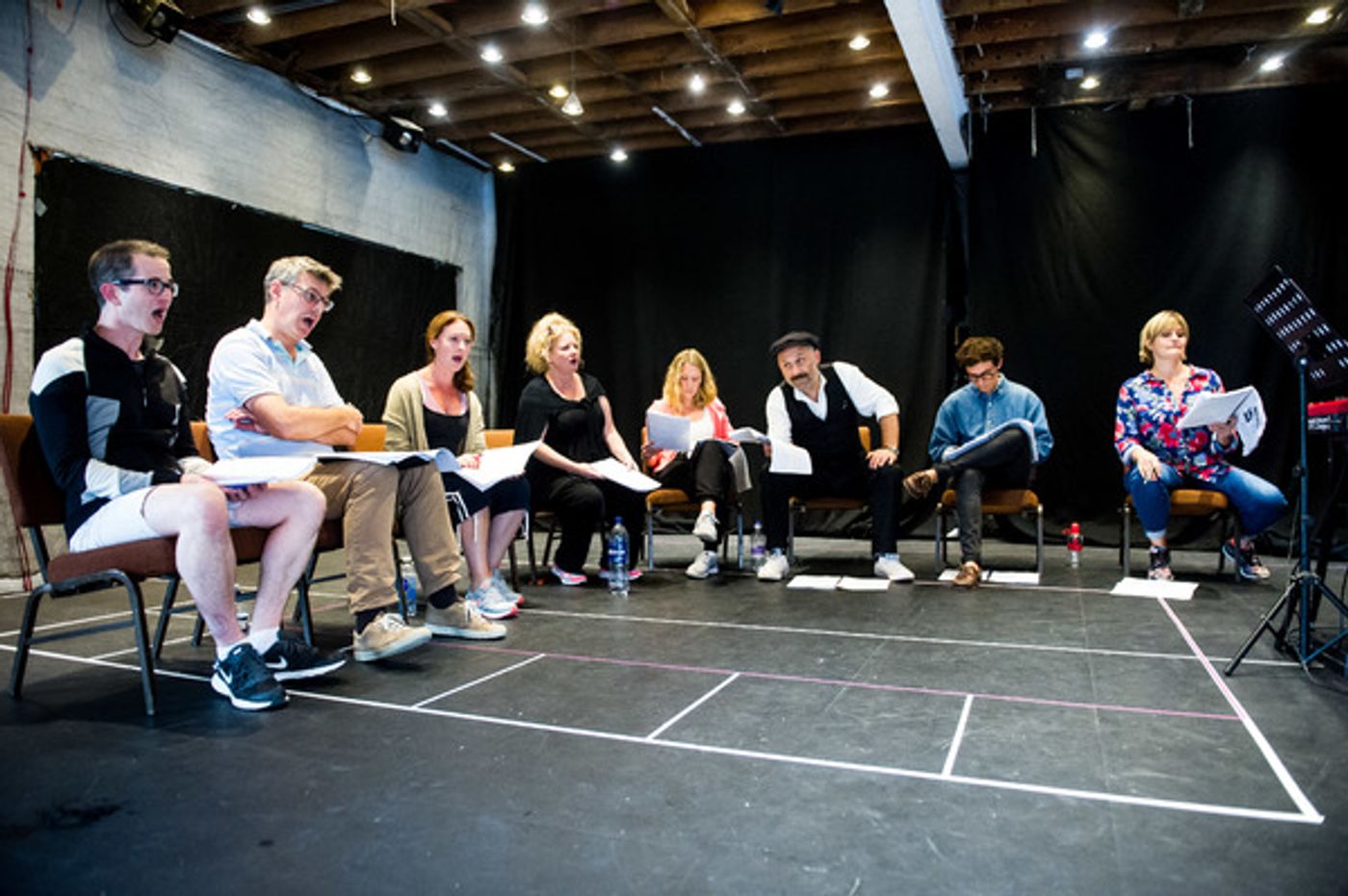 Photo Flash: In Rehearsal for the UK Premiere of ADDING MACHINE: A MUSICAL  Image
