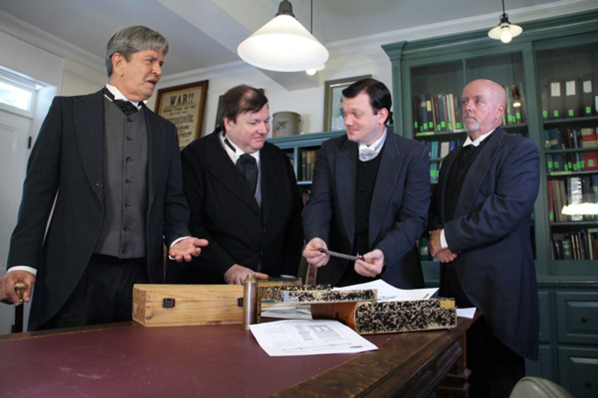 Philip Reischick, Dennis McGuire, Kevin Palardy and Dan Hickey at 