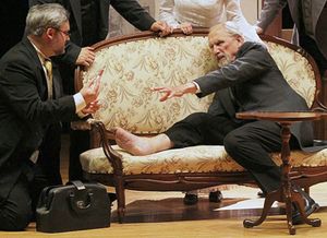 Rob Lanchester with Kevin Hallam Photo