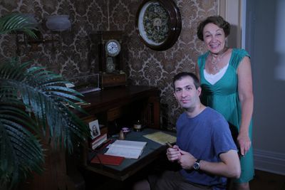 Mark Violi and  Ruth Markoe Photo