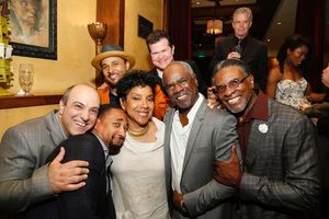 Director Phylicia Rashad (center left) and the cast  Photo