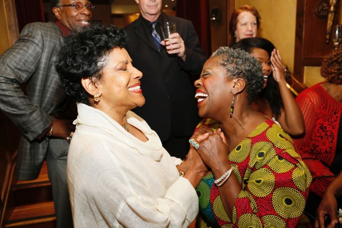 Director Phylicia Rashad and cast member Lillias White at 
