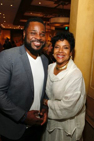 Malcolm-Jamal Warner and  Phylicia Rashad Photo
