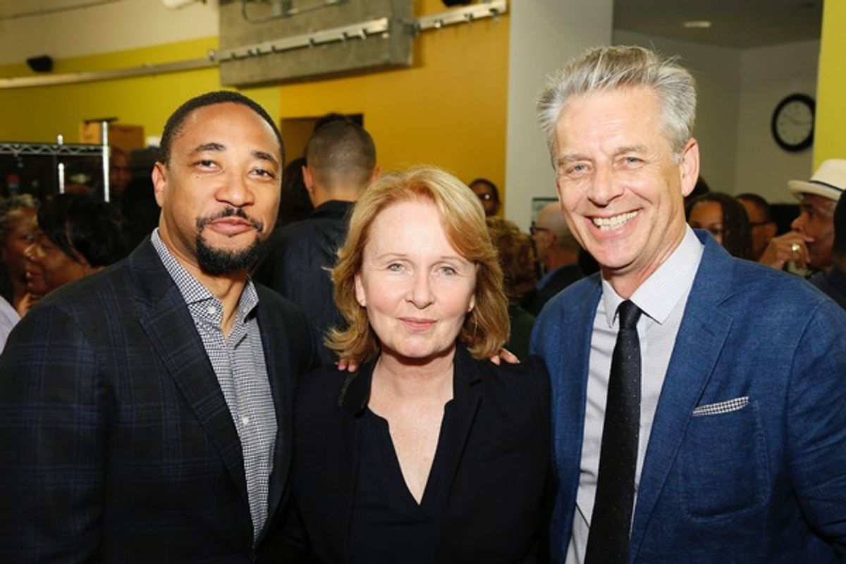 Damon Gupton, Kate Burton and Michael Ritchie at 