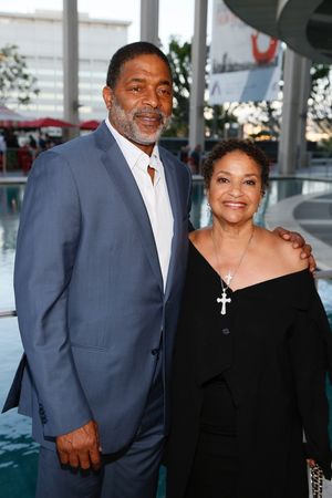 Athlete Norm Nixon and Debbie Allen Photo