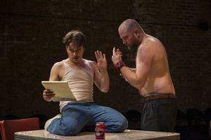 (left to right) Kevin Viol and Joseph Wiens in Shattered Globe Theatreâ€™s produ Photo