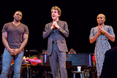 Joshua Henry, Jason Robert Brown, Cynthia Erivo Photo