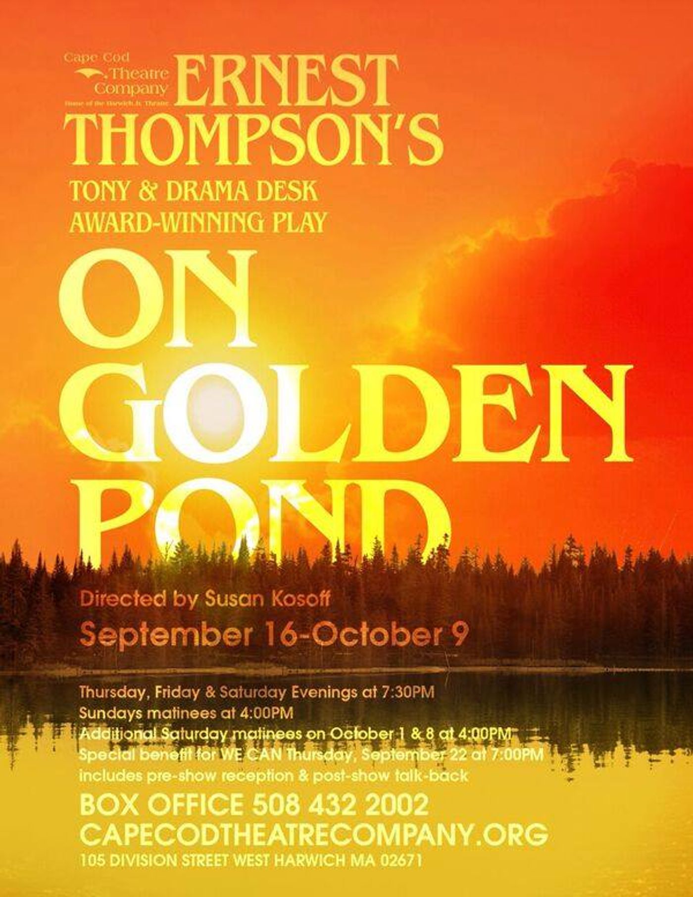 BWW Preview: The Cape Cod Theatre Company Presents ON GOLDEN POND  Image