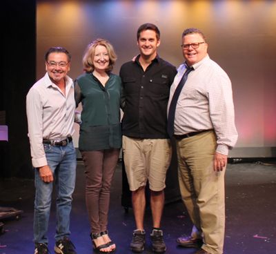 Bill Castellino, T. Cat Ford, Ryan Touhey, and James Morgan Photo