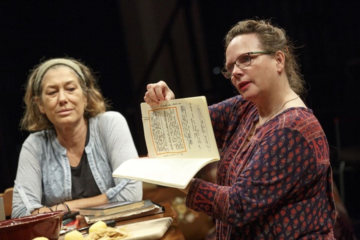 Meg Gibson and Maryann Plunkett at 