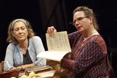 Meg Gibson and Maryann Plunkett Photo