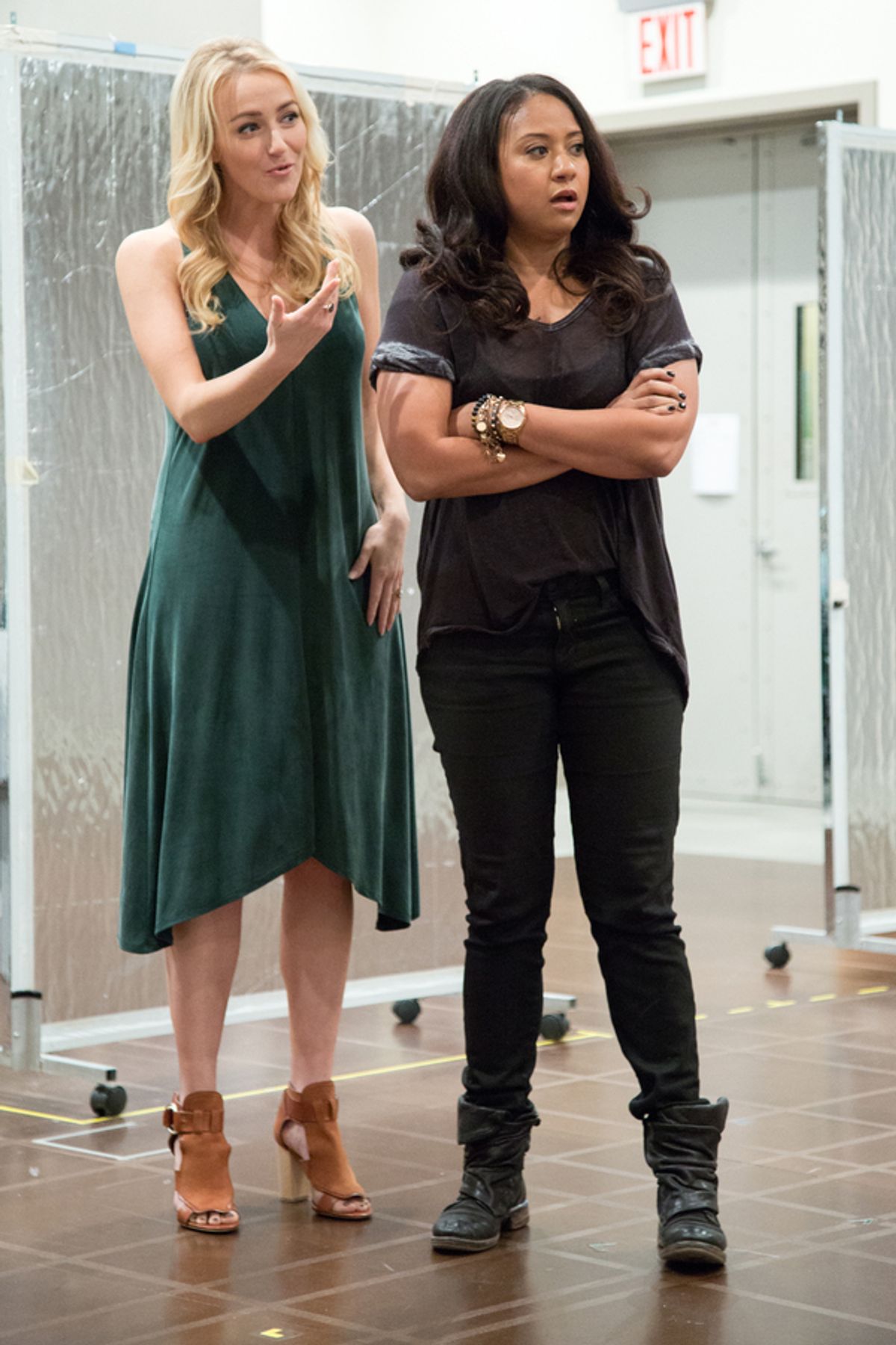 Betsy Wolfe, Tracie Thoms at 