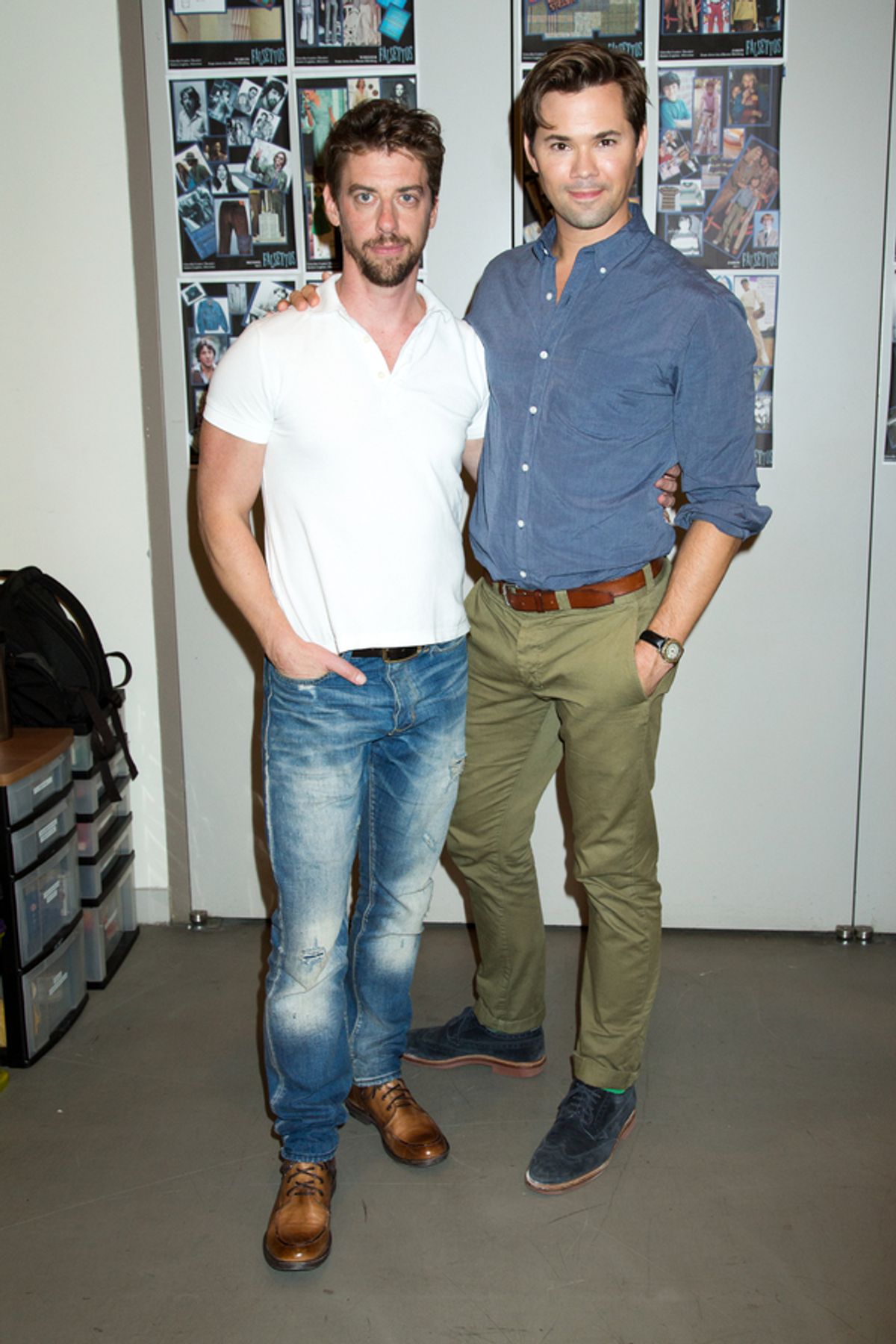 Christian Borle, Andrew Rannells at 