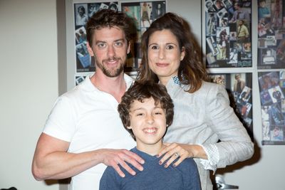 Christian Borle, Anthony Rosenthal, Stephanie J. Block Photo