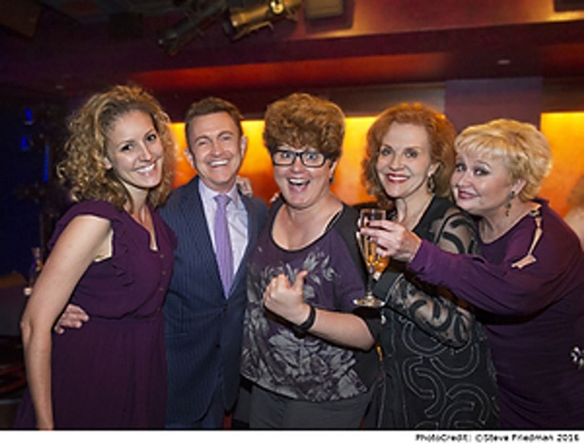 Andrea Prestinario, Jeff Harnar, Klea Blackhurst, Anna Bergman and Sally Mayes at 