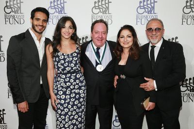 Ektor Rivera, Ana Villafane, James L. Nederlander, Gloria Estefan and Emilio Estefan Photo