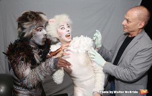 Sharrod Williams and Georgina Pazcoguin with Dr. Barry Kohn makes â€"house calls,†visiting 'Cats' cast members Sharrod Williams and Georgina Pazcoguin with Dr. Barry Kohn @ BroadwayWorld Sharrod Williams and Georgina Pazcoguin with Dr. Barry Kohn makes â€"house calls, Photo