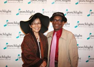 (L to R) guest and Chuck Smith @ BroadwayWorld (L to R) guest and Chuck Smith Photo