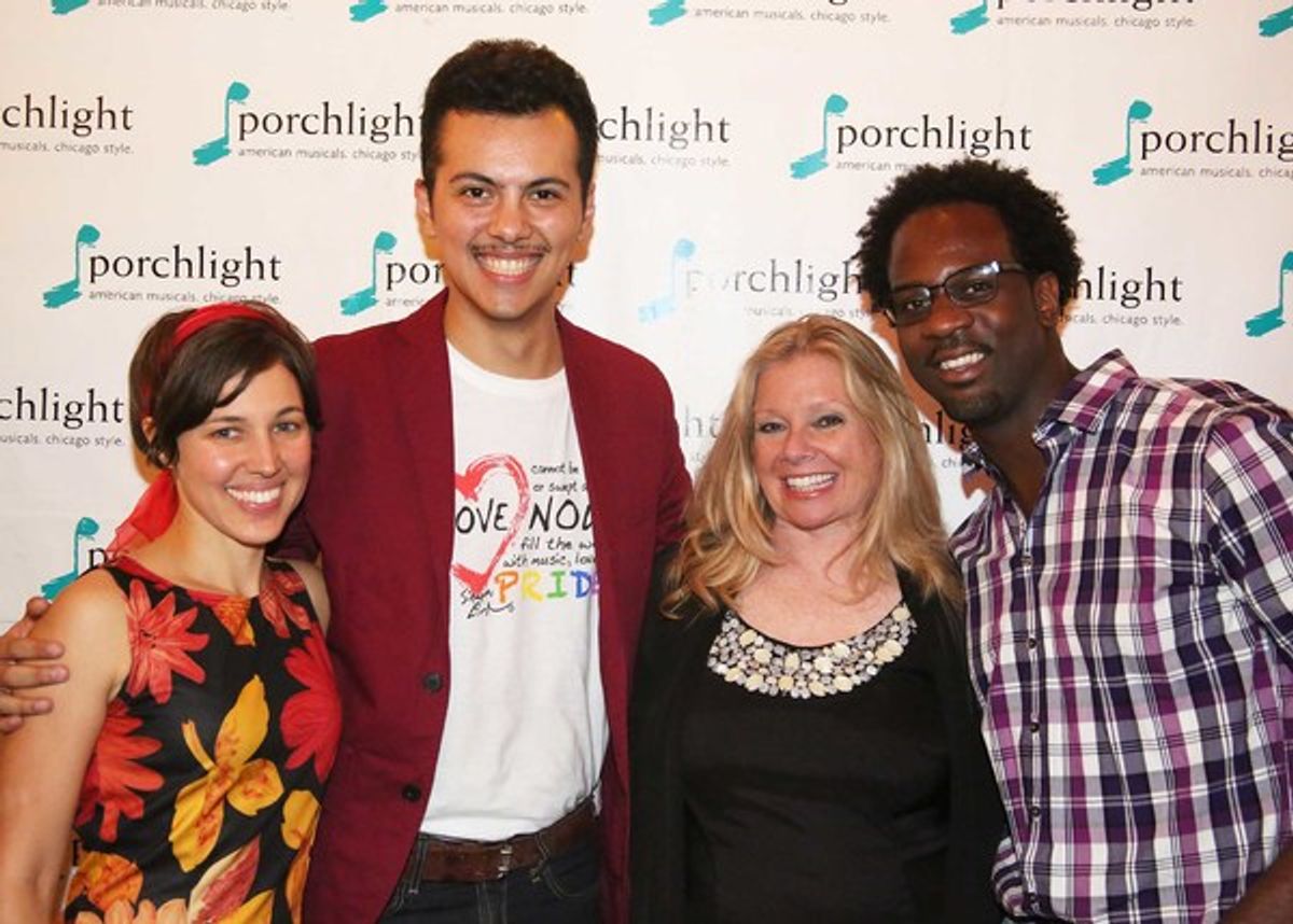 Diana Lawrence, Adrian Azevedo,  and Brenda Didier and Chris Carter at 