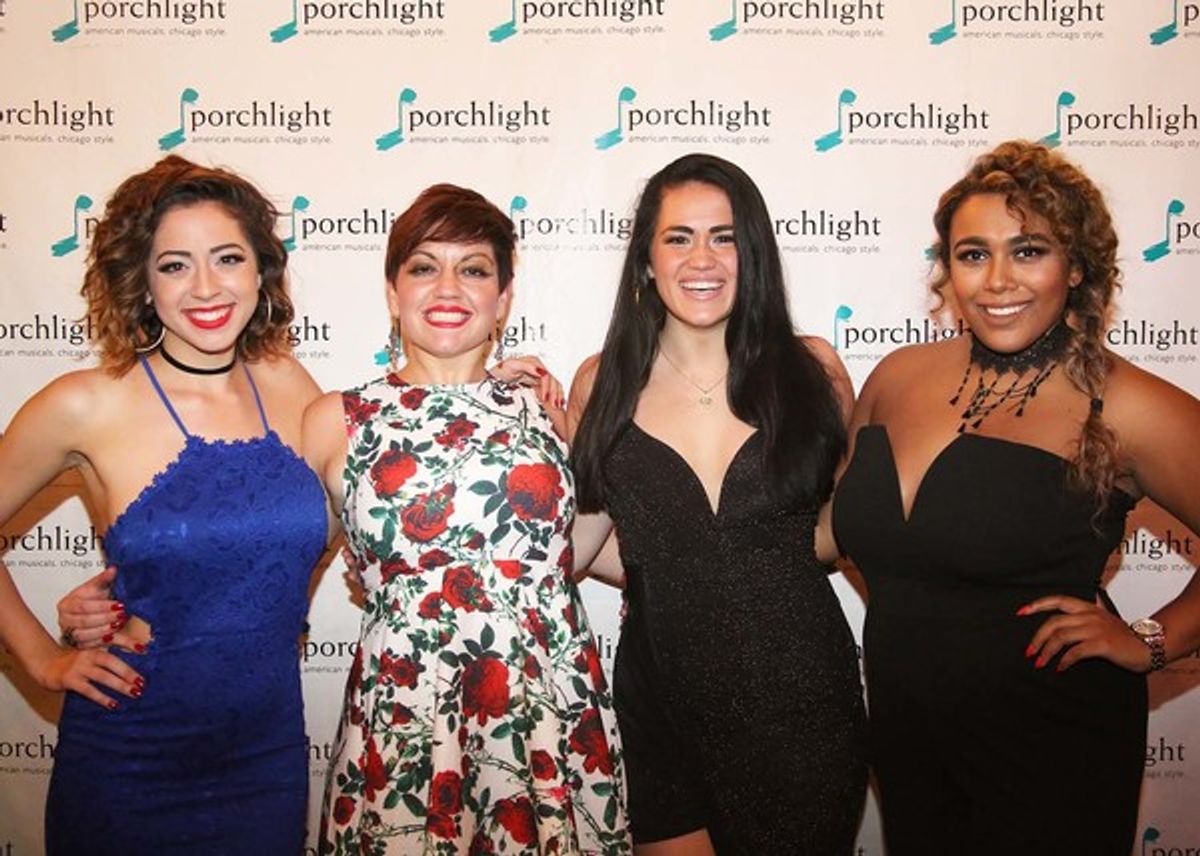 Michelle Lauto, Missy Aguilar, Lucia Godinez and Leah Davis at 