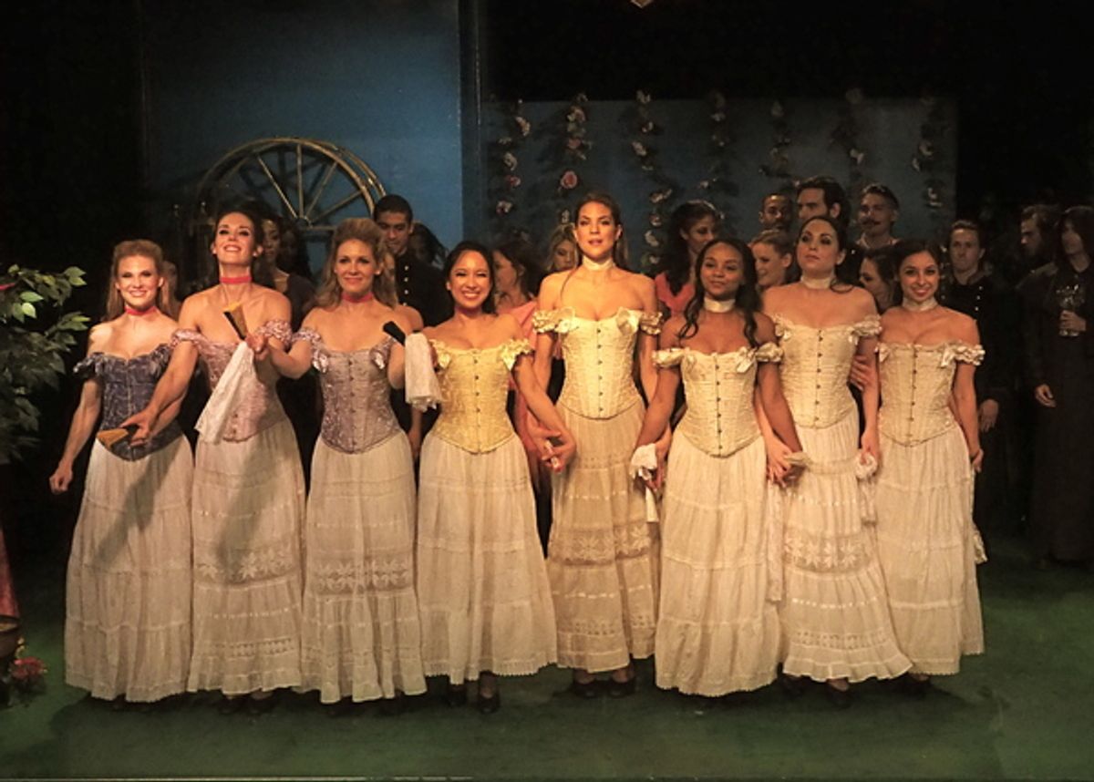 Lucy Walsh, Abigail Kochunas, Lauren Plaxco, Cynthia San Luis, Hayley Ambriz, Raven Bowens, Heather Compton, and Sonia Diaz at 