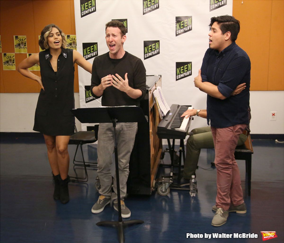 Ciara Renée, Nick Blaemire and George Salazar at 