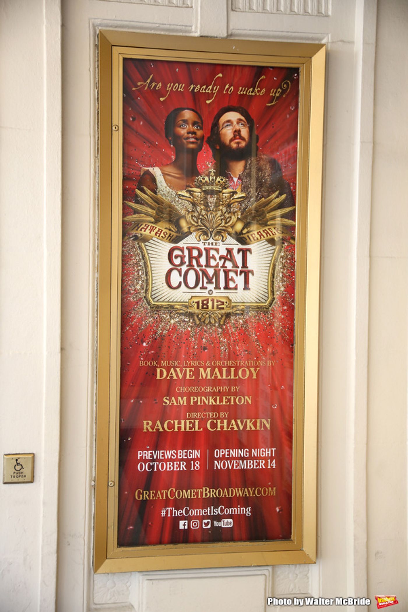 Up on the Marquee: NATASHA, PIERRE, AND THE GREAT COMET OF 1812  Image