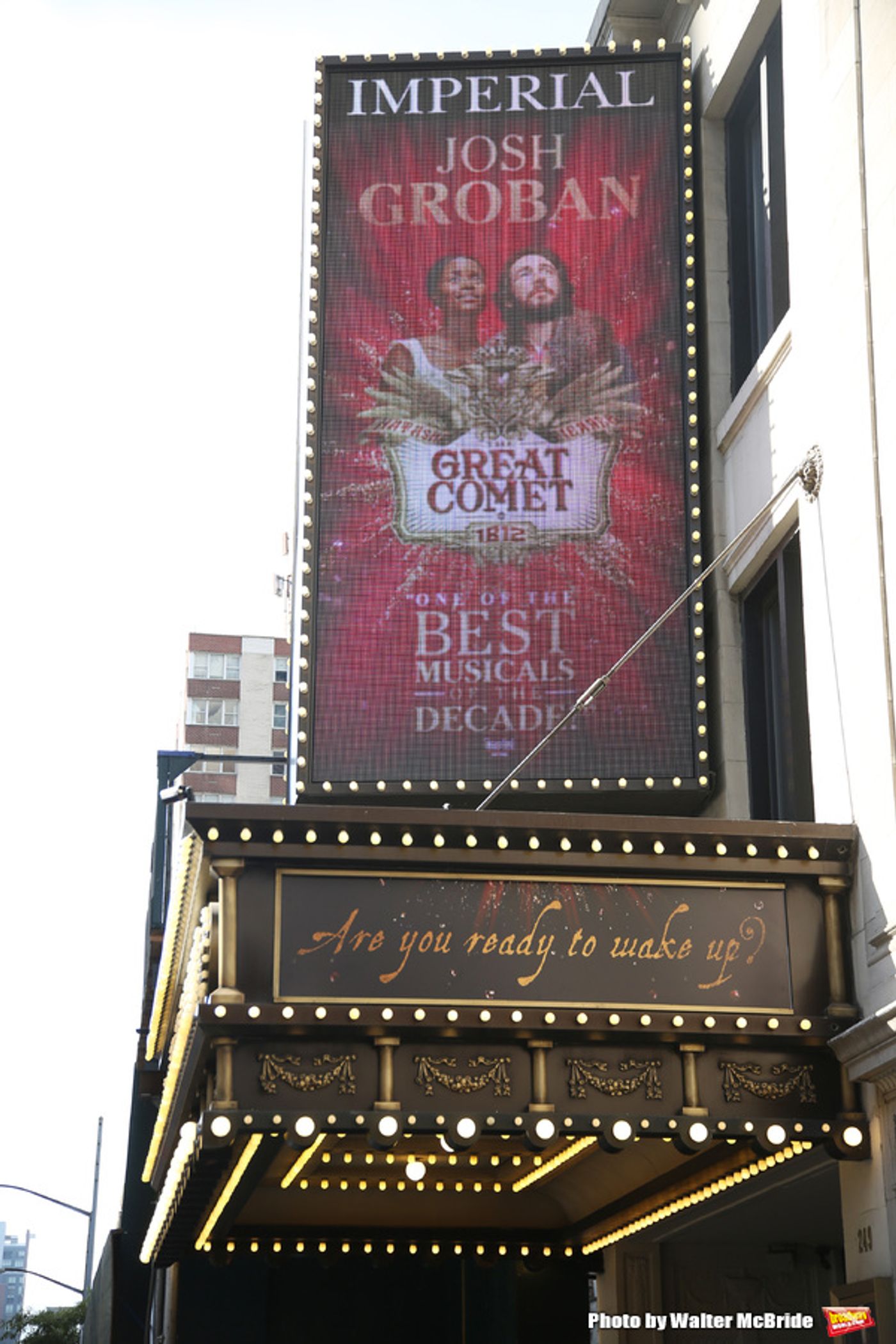 Up on the Marquee: NATASHA, PIERRE, AND THE GREAT COMET OF 1812  Image