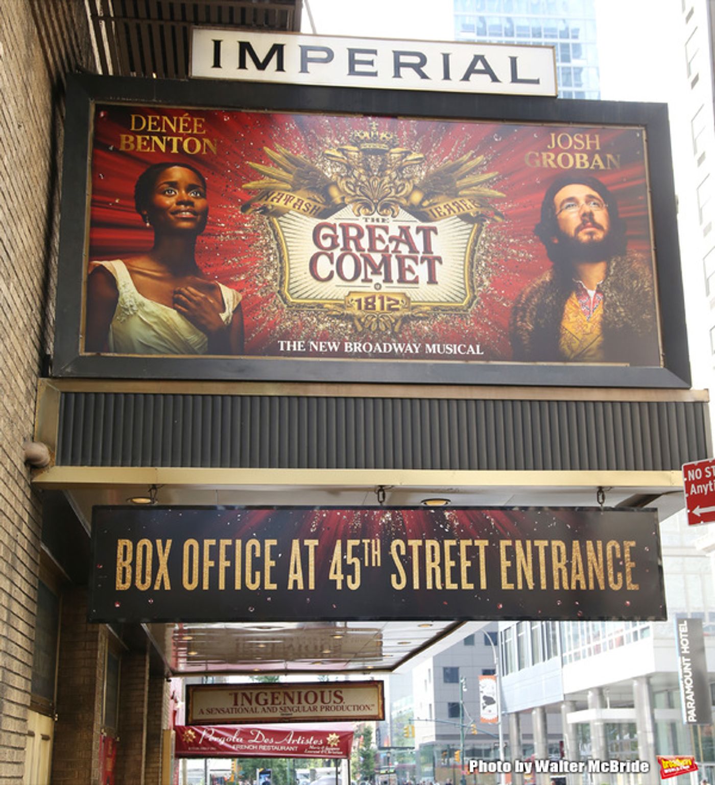 Up on the Marquee: NATASHA, PIERRE, AND THE GREAT COMET OF 1812  Image