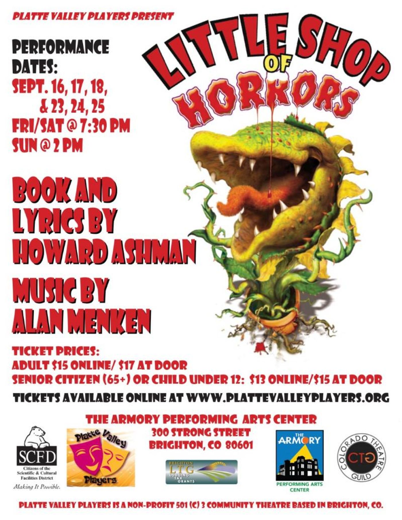 BWW Preview: LITTLE SHOP OF HORRORS at Platte Valley Players  Image