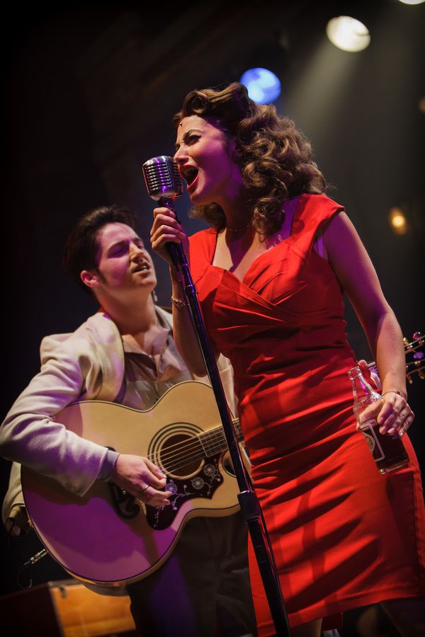 Dyanne (Dana Parker) sings as her main man Elvis (Luke Linsteadt) backs her up Photo