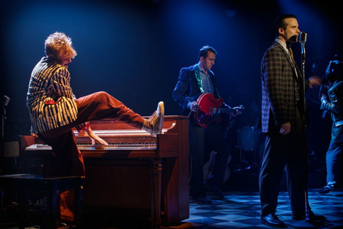 Jerry Lee (Noel Carey) tickles the keys at 