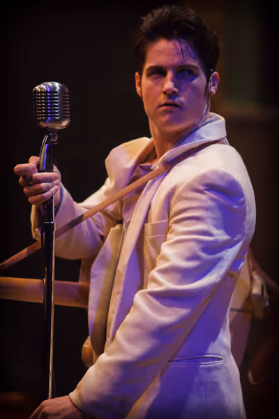 Elvis (Luke Linsteadt) is in the building Photo