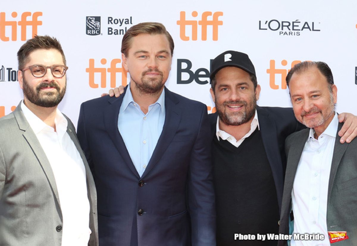  Tim Pastore, Leonardo DiCaprio, Brett Ratner, and  Fisher Stevens  at 