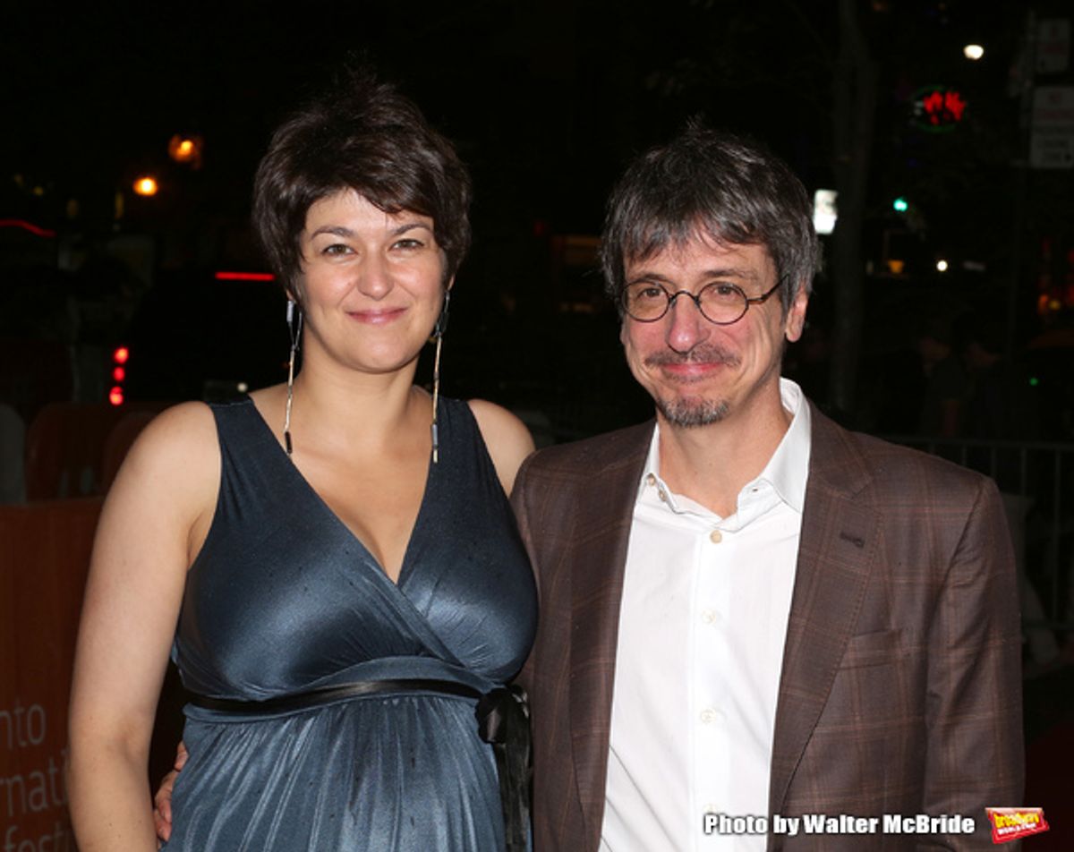 Philippe Falardeau and wife  at 