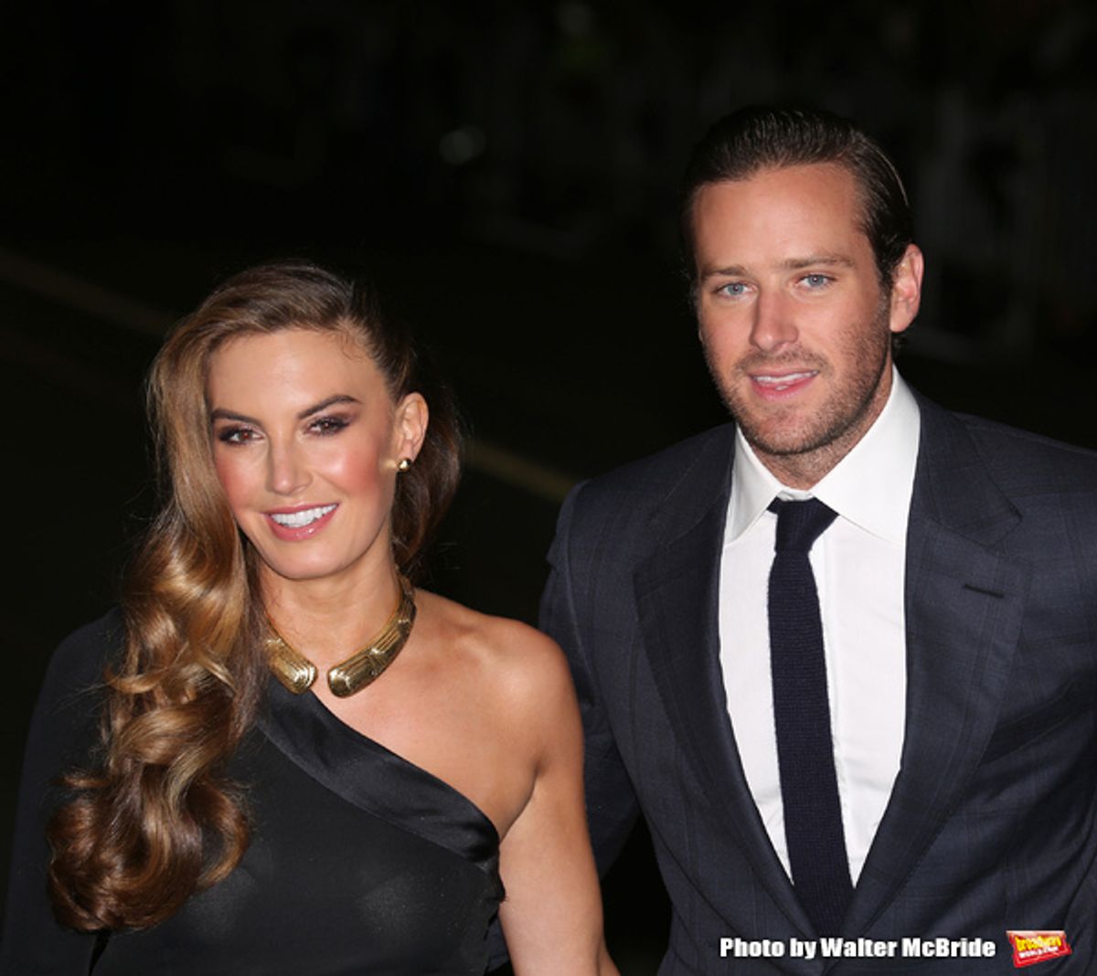 Elizabeth Chambers and Armie Hammer  at 