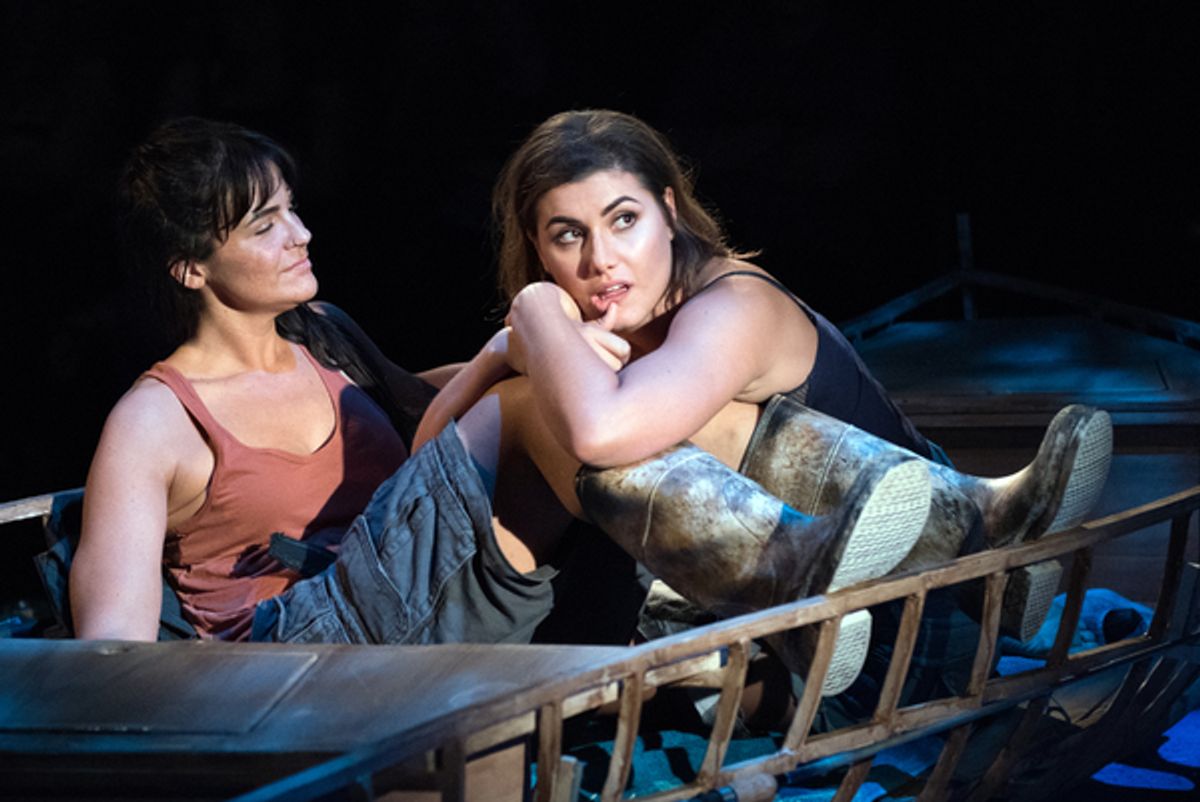 Rachel Zampelli  and Maria Rizzo at 