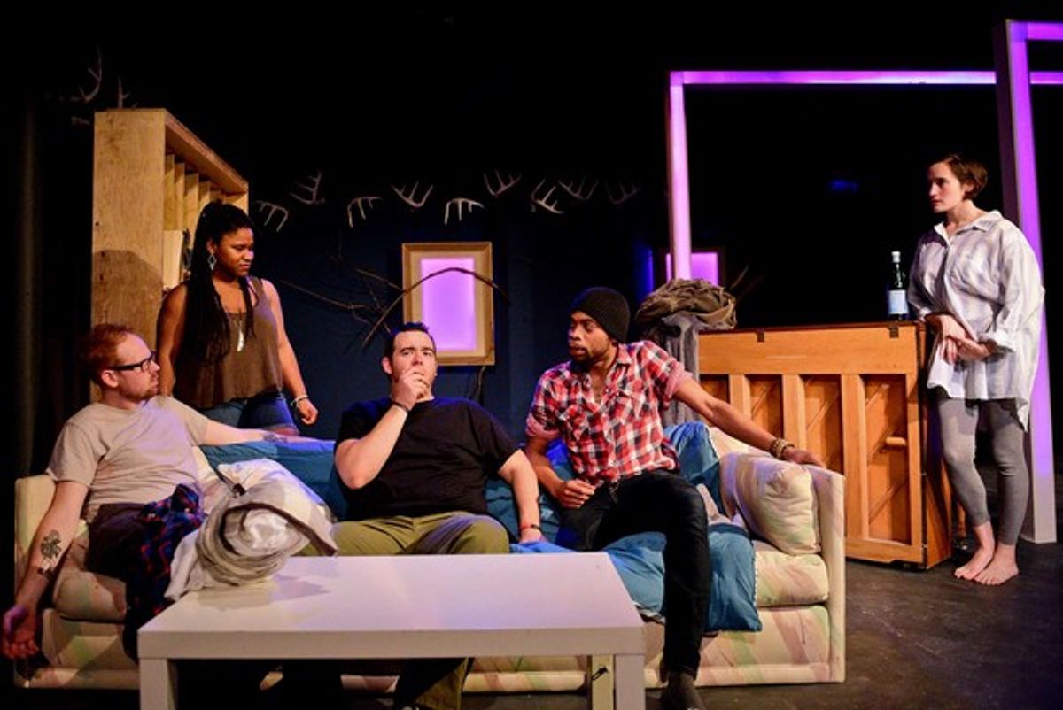 Derik Iverson, Kamille Dawkins, Jae K. Renfrow, Johnard Washington and Scottie Caldwell at 