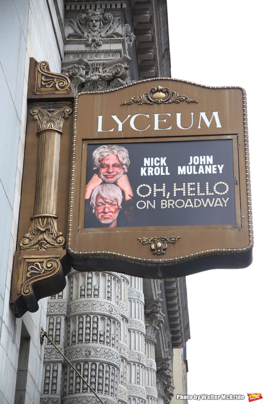 Up on the Marquee: OH, HELLO ON BROADWAY Image