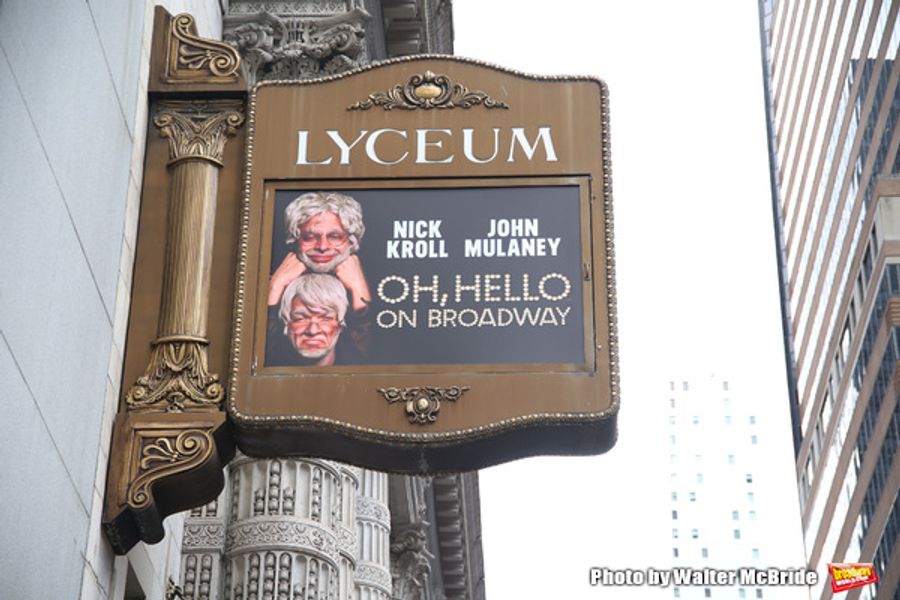 Up on the Marquee: OH, HELLO ON BROADWAY Image