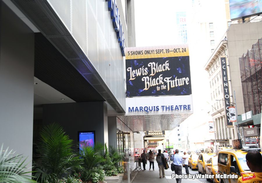 Up on the Marquee: LEWIS BLACK: BLACK TO THE FUTURE Image