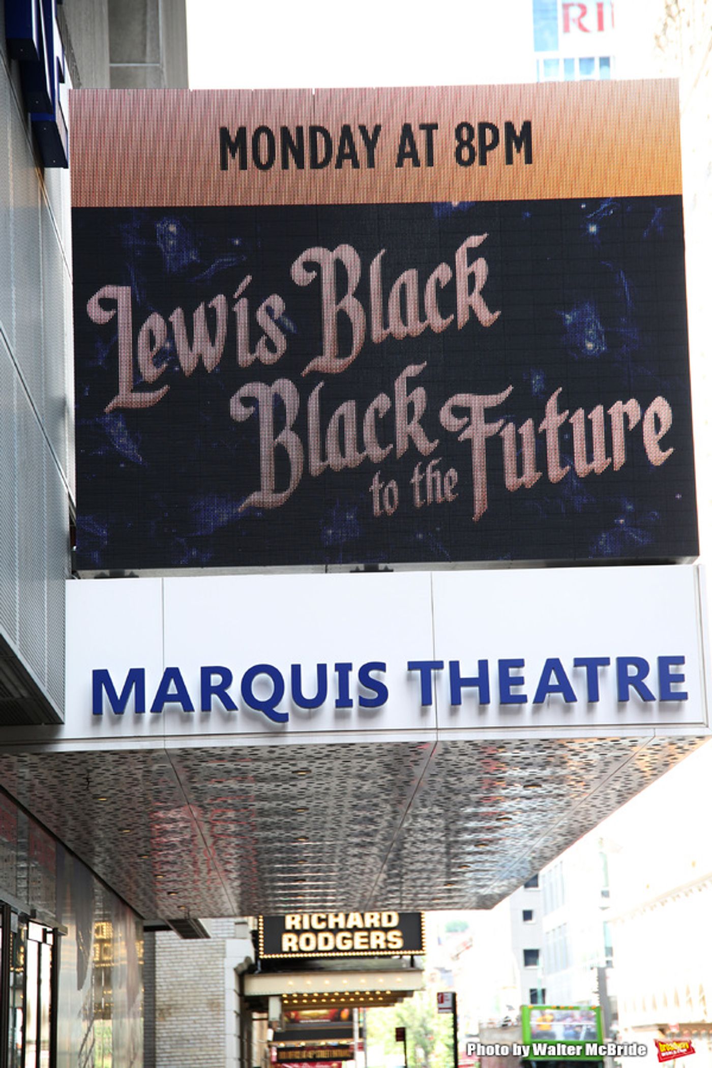 Up on the Marquee: LEWIS BLACK: BLACK TO THE FUTURE  Image
