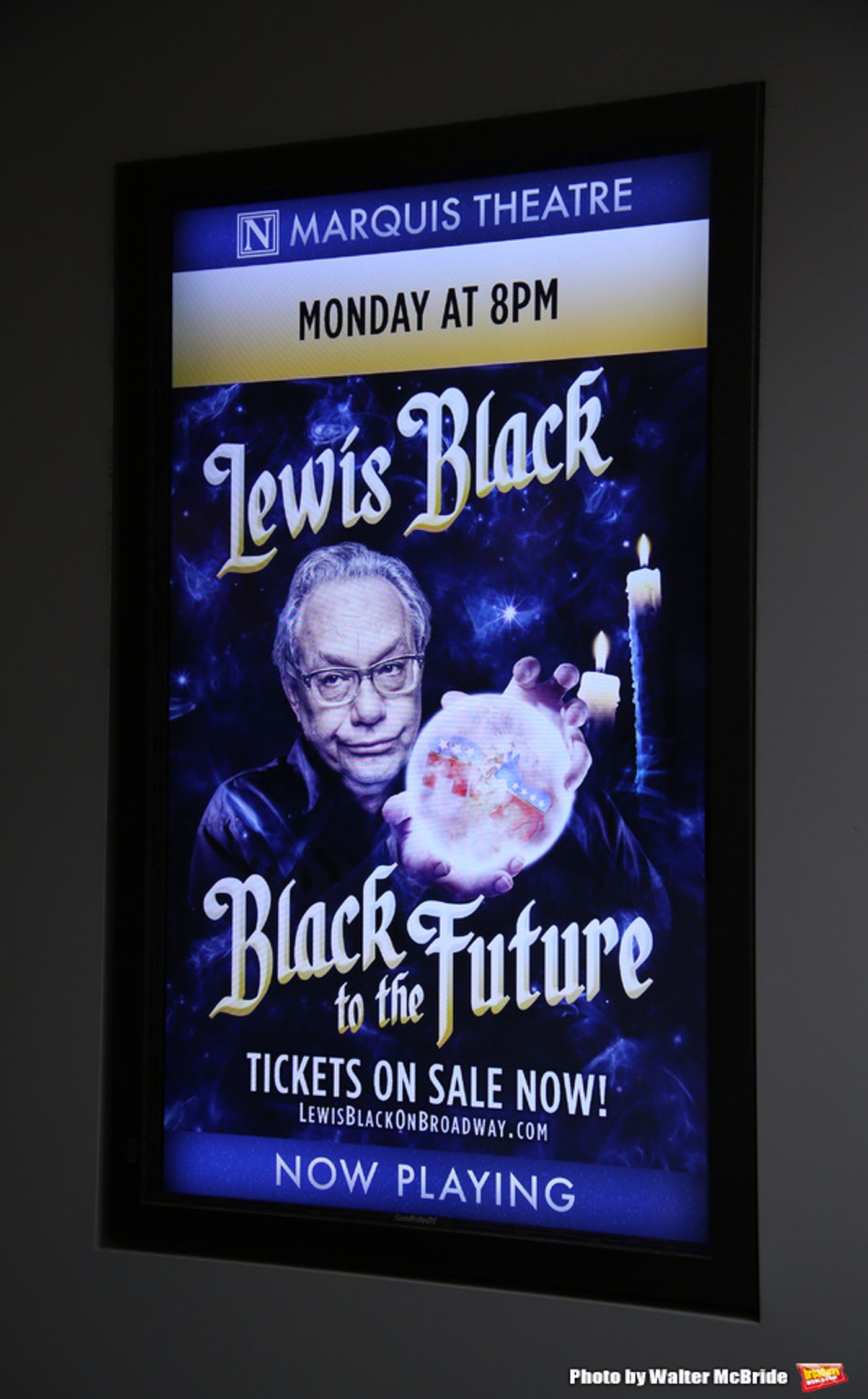 Up on the Marquee: LEWIS BLACK: BLACK TO THE FUTURE  Image