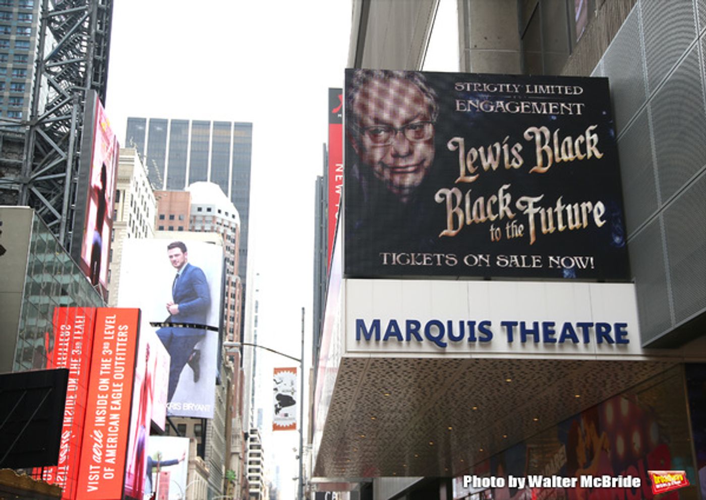 Up on the Marquee: LEWIS BLACK: BLACK TO THE FUTURE  Image