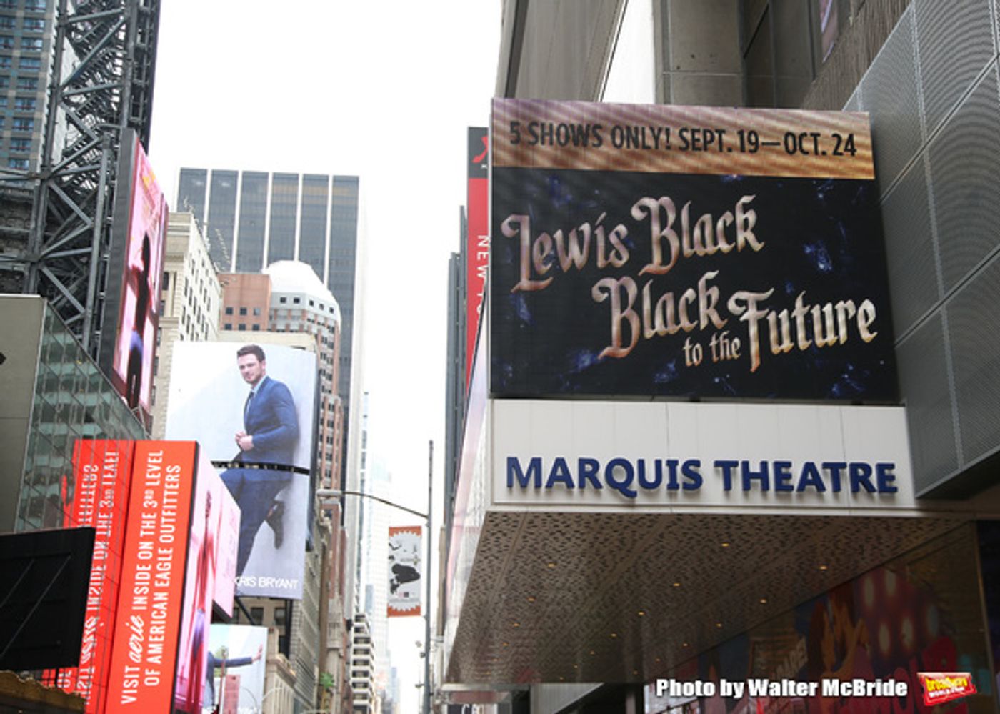 Up on the Marquee: LEWIS BLACK: BLACK TO THE FUTURE  Image